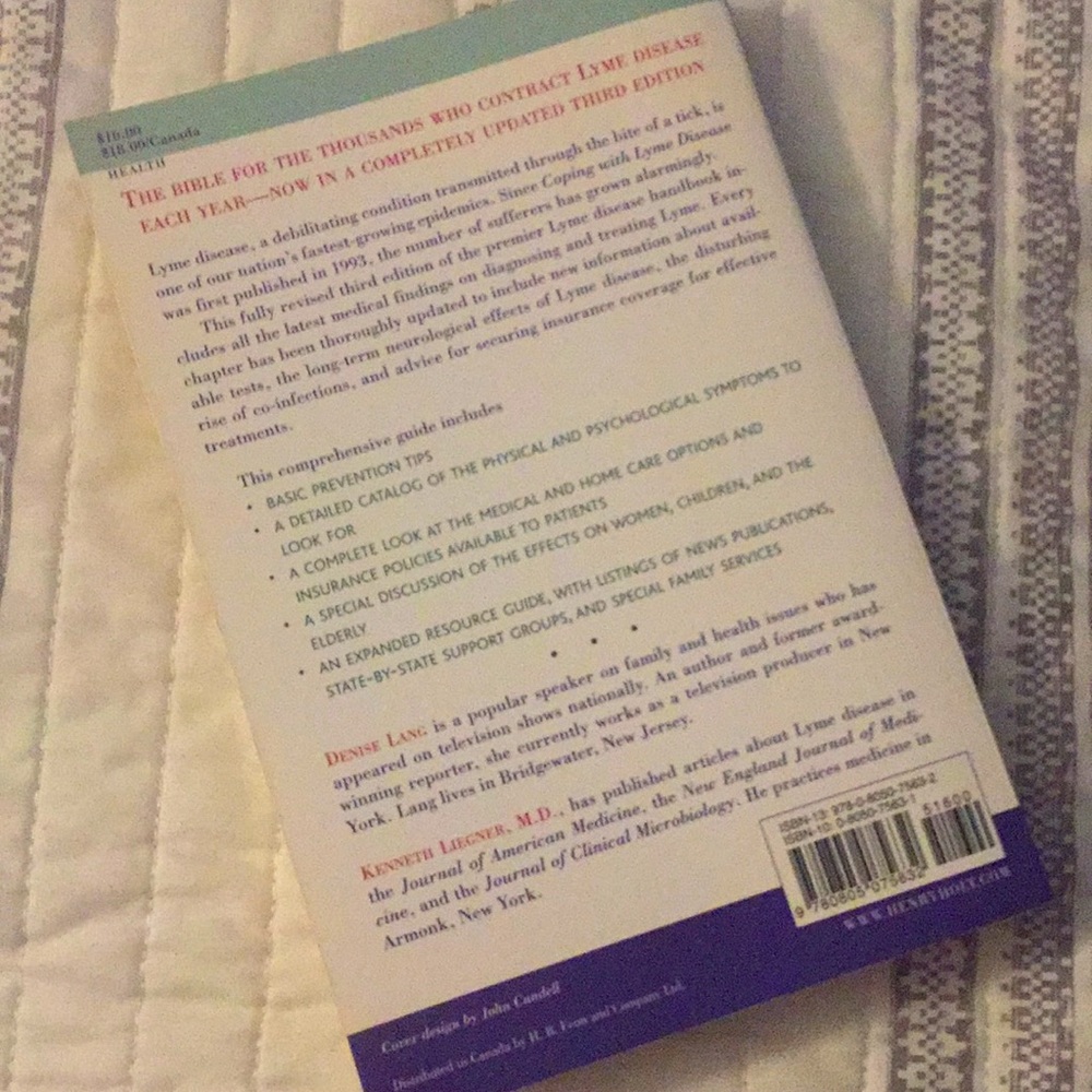 Book Coping with Lyme Disease - Picture 3 of 3
